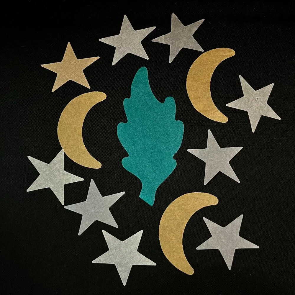 Taylor Swift Folklore Confetti Leaf Star Moon Confetti 13 pieces Rare
